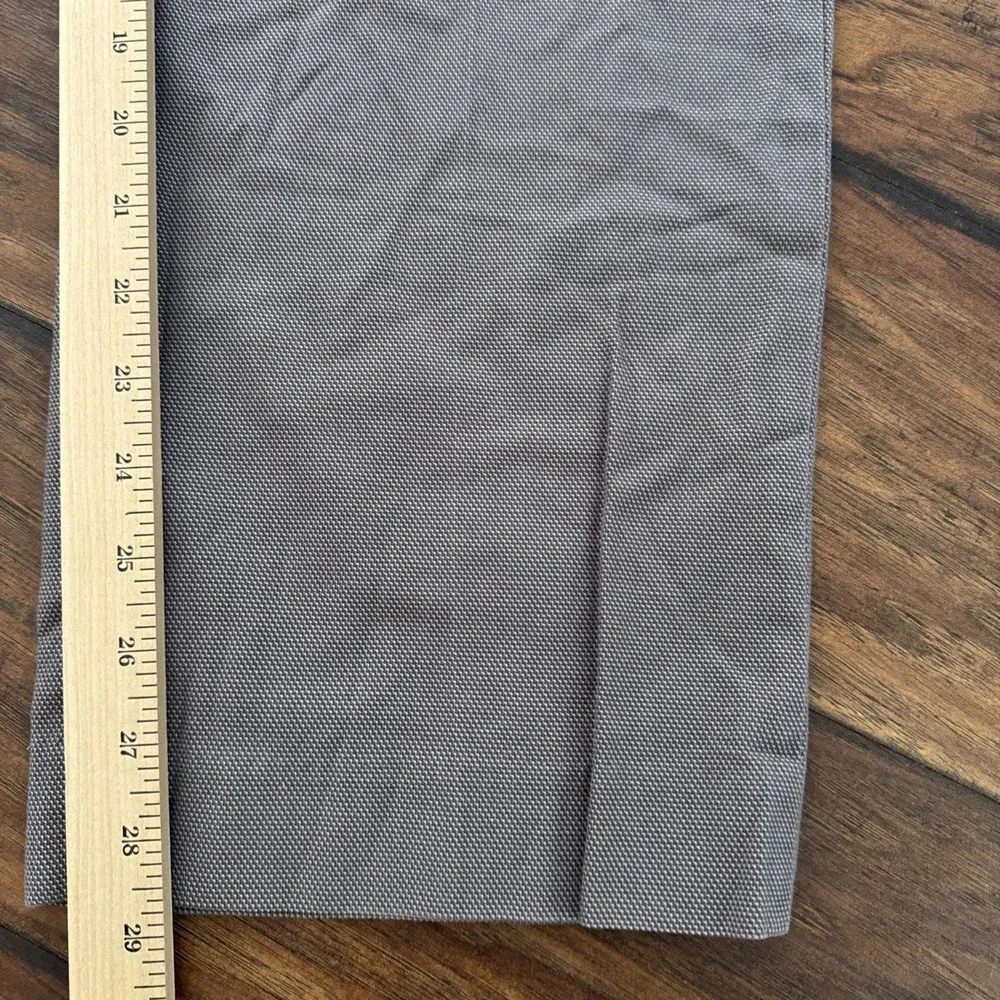 Banana Republic Mens Sz 35x30 Gray Non-Iron Modern Slim Fit Pants Dress